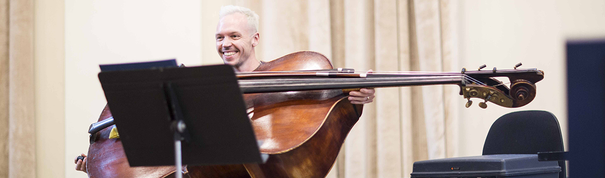 An image of Benn Cunningham, Double Bass and RPO Chair