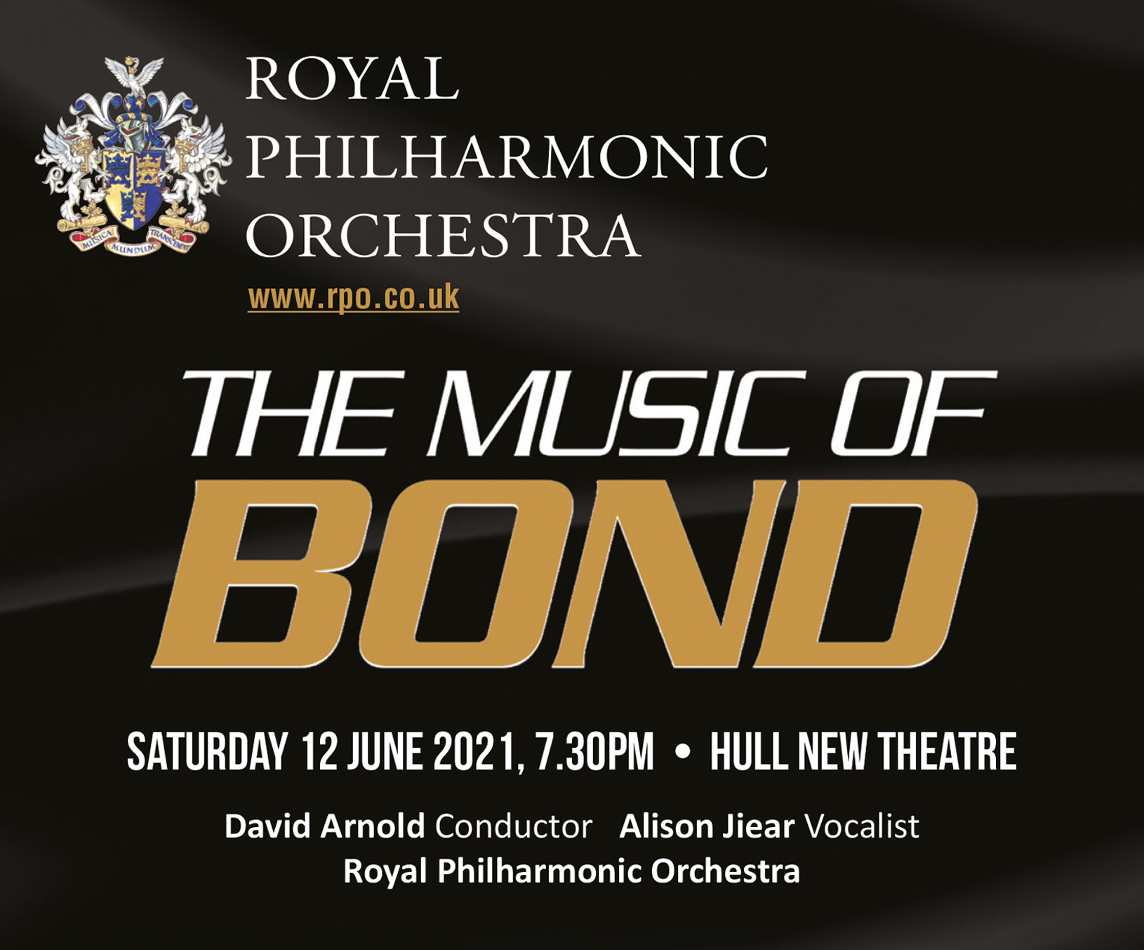 An image of the 12 June concert programme
