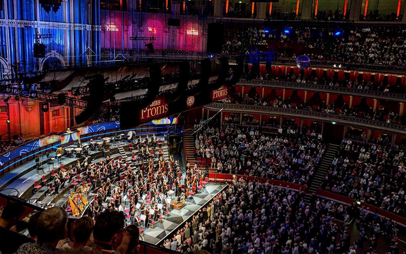 RPO BBC proms Stage shot