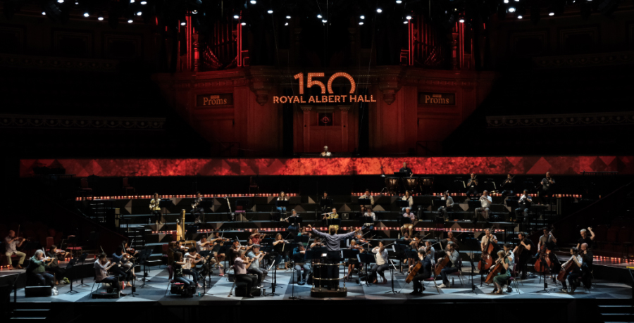 RPO Blog Orchestra on stage of the RAH