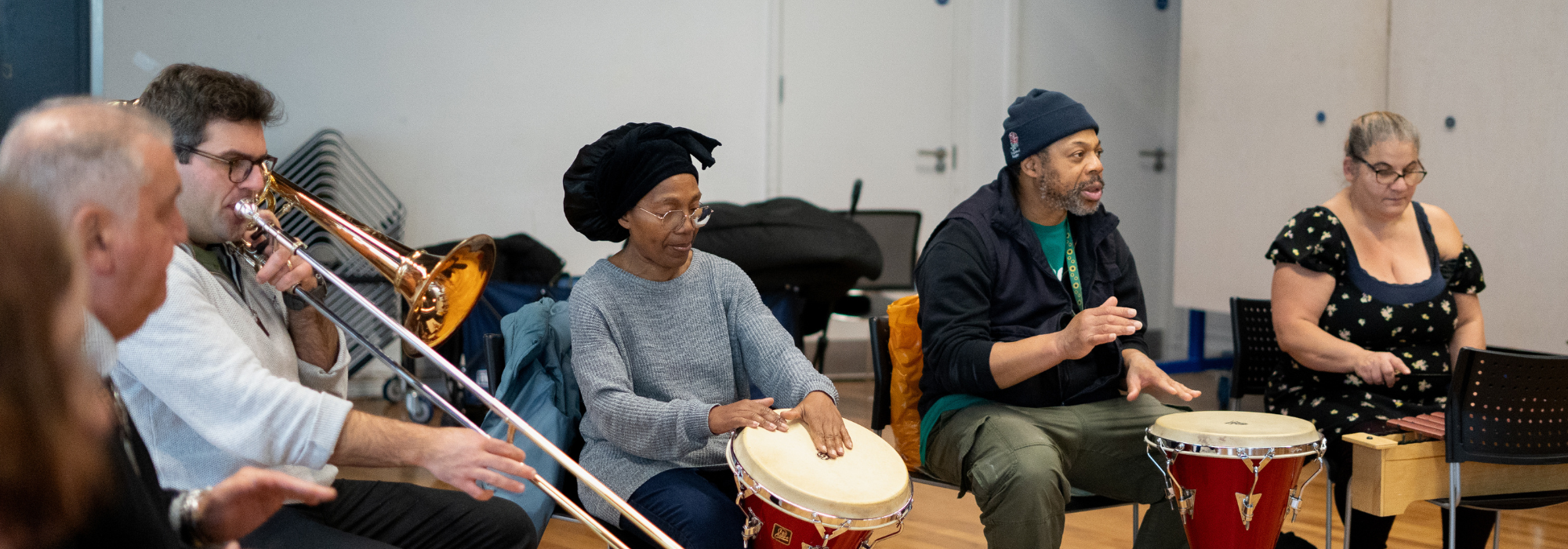 Group music making with RPO musicians