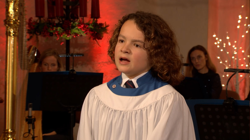 Alexander Olleson with the Royal Philharmonic Orchestra in St Albans Cathedral