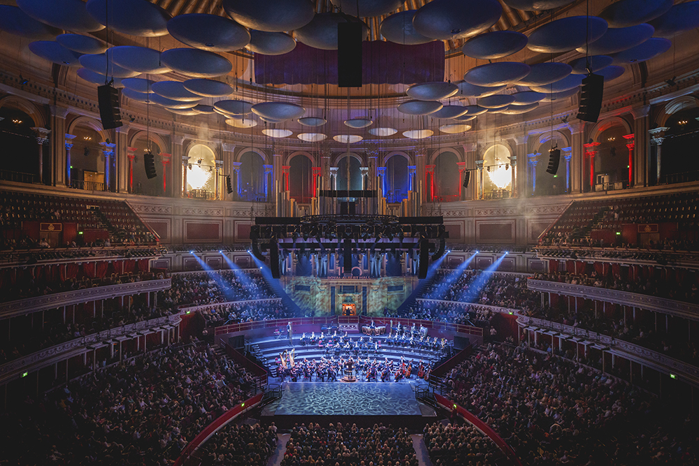 Fireworks in Gallery at the Royal Albert Hall © Andy Paradise