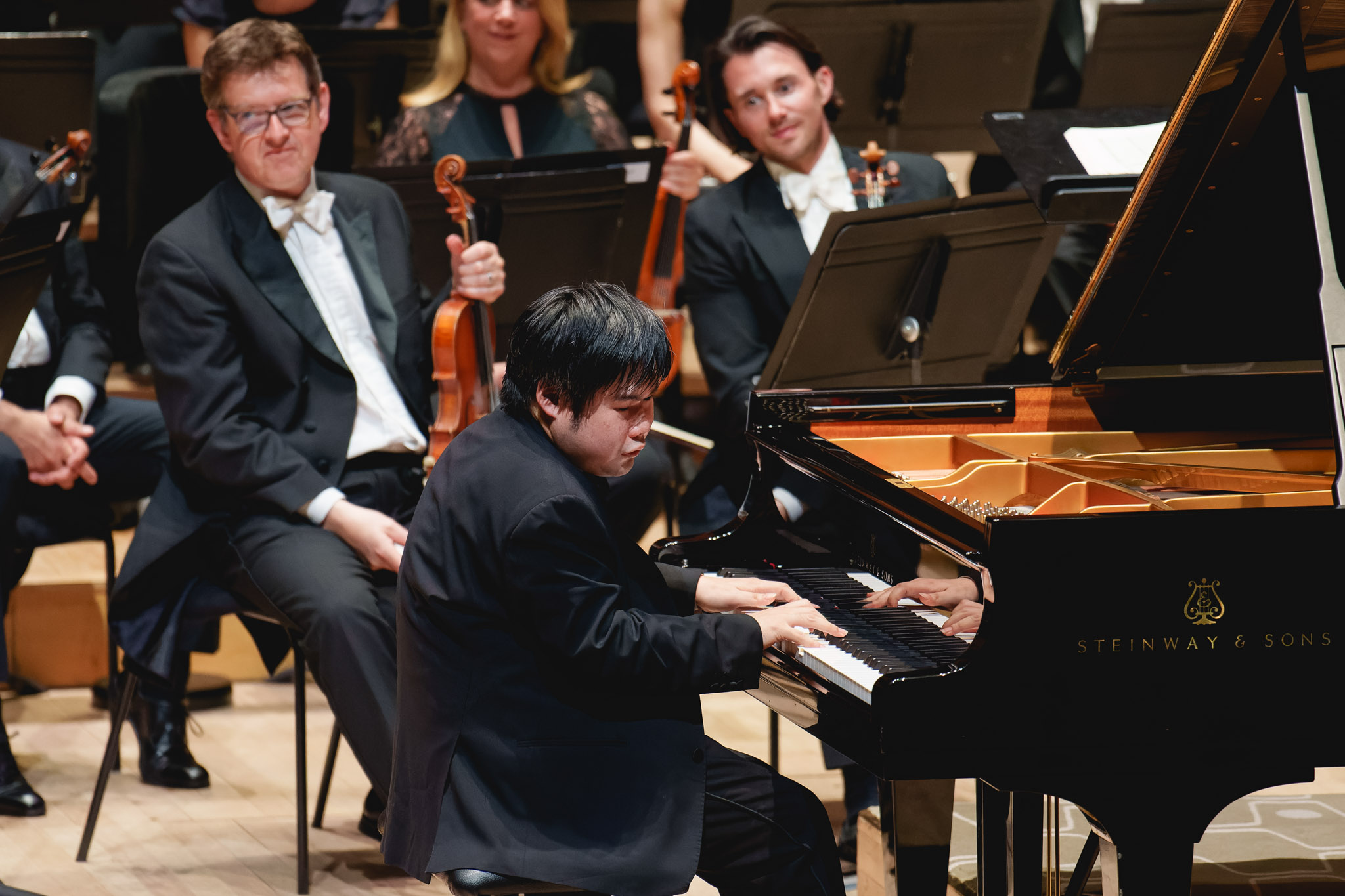 The RPO and Vasily Petrenko with Nobuyuki Tsujii at the RFH June 2023 26