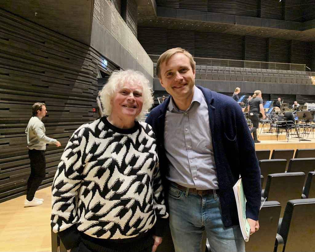 Simon Rattle meets Vasily Petrenko Shana Douglas