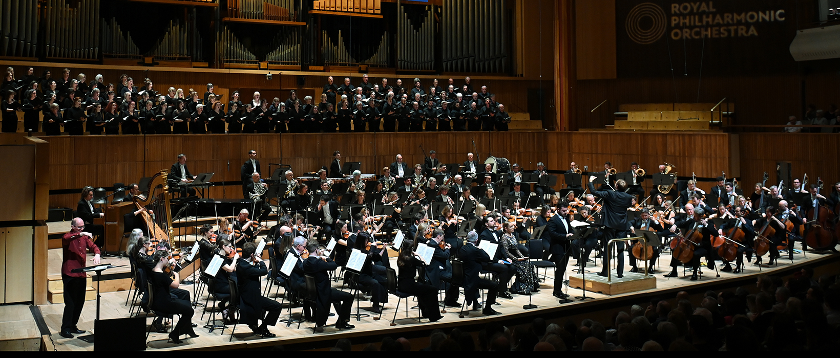 Vasily Petrenko conducting the Royal Philharmonic Orchestra and Philharmonia Chorus for The Bells in Southbank Centre's Royal Festival Hall
