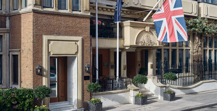 The exterior of The Capital Hotel