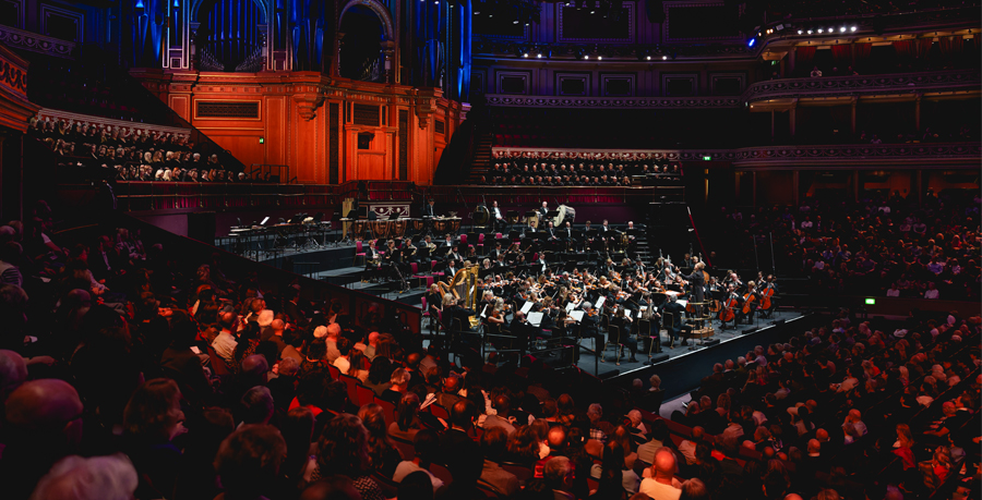 The RPO and Vasily Petrenko performing on stage at the Royal Albert Hall