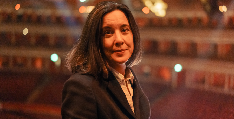 Sarah Bardwell in the auditorium of the Royal Albert Hall