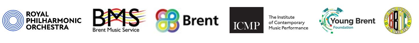 Brent music academy partner logos