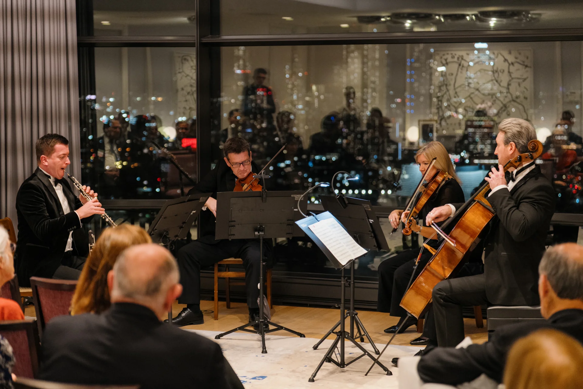 RPO musicians performing at the British Consulate in New York