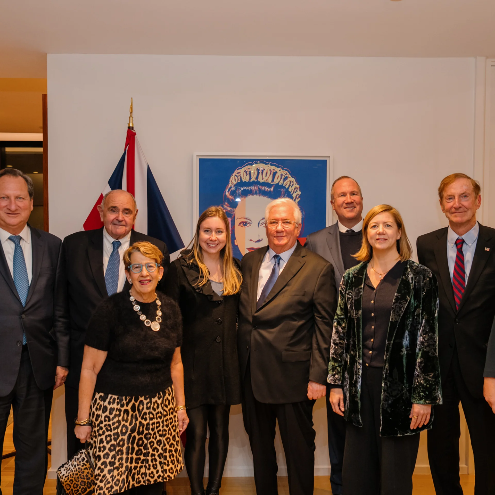 Members of the AFRPO board at the British Consulate, New York