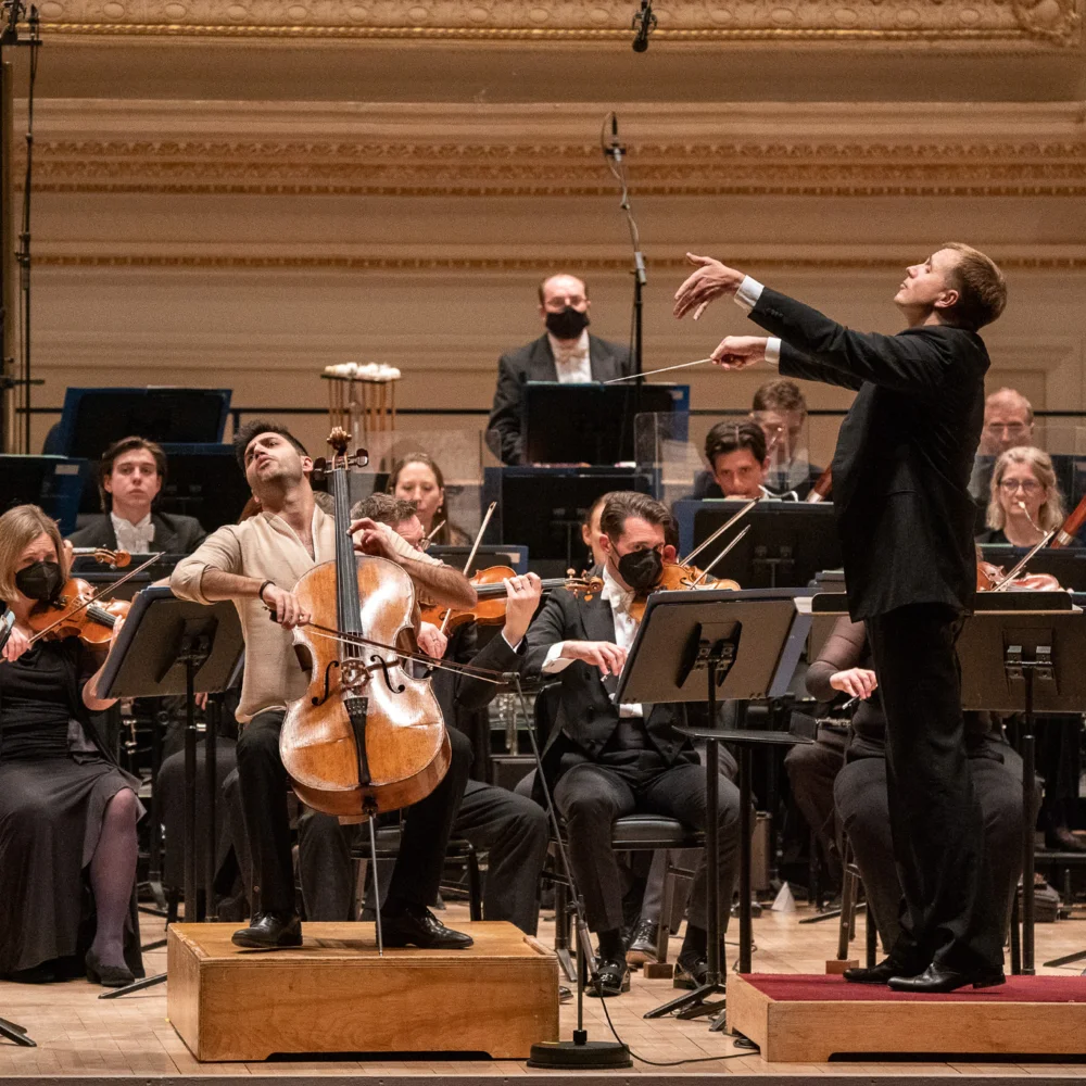 The RPO performing at Carnegie Hall in 2022 conducted by Music Director Vasily Petrenko