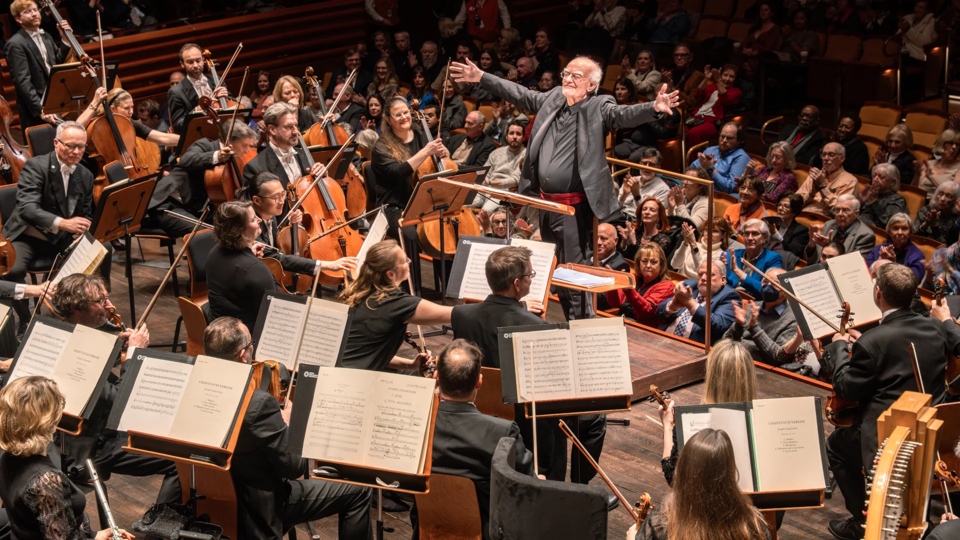 John Rutter conducting the RPO at the Dr Phillips Centre Orlando