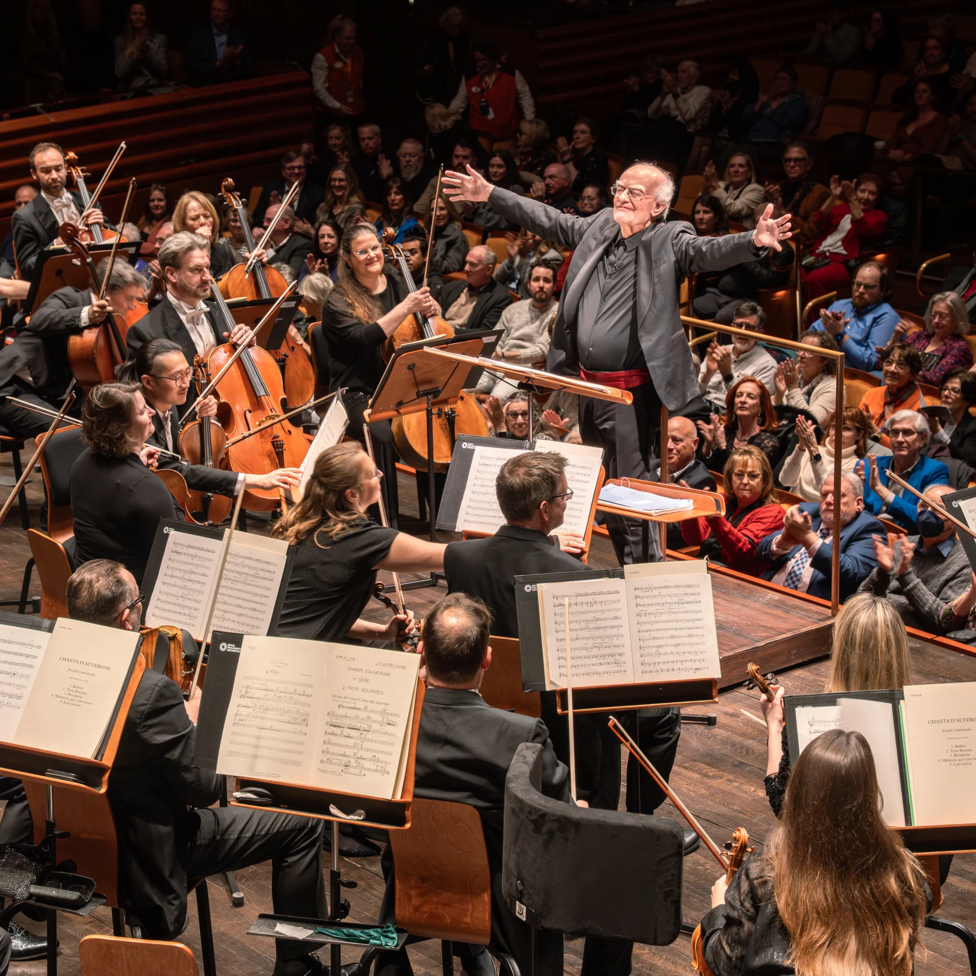 John Rutter conducting the RPO at the Dr Phillips Centre Orlando