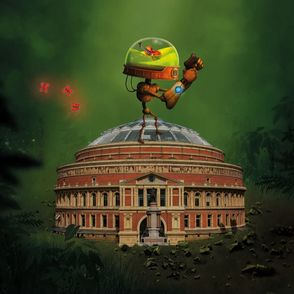 An image of the Royal Albert Hall with the Game ON! icon on top.
