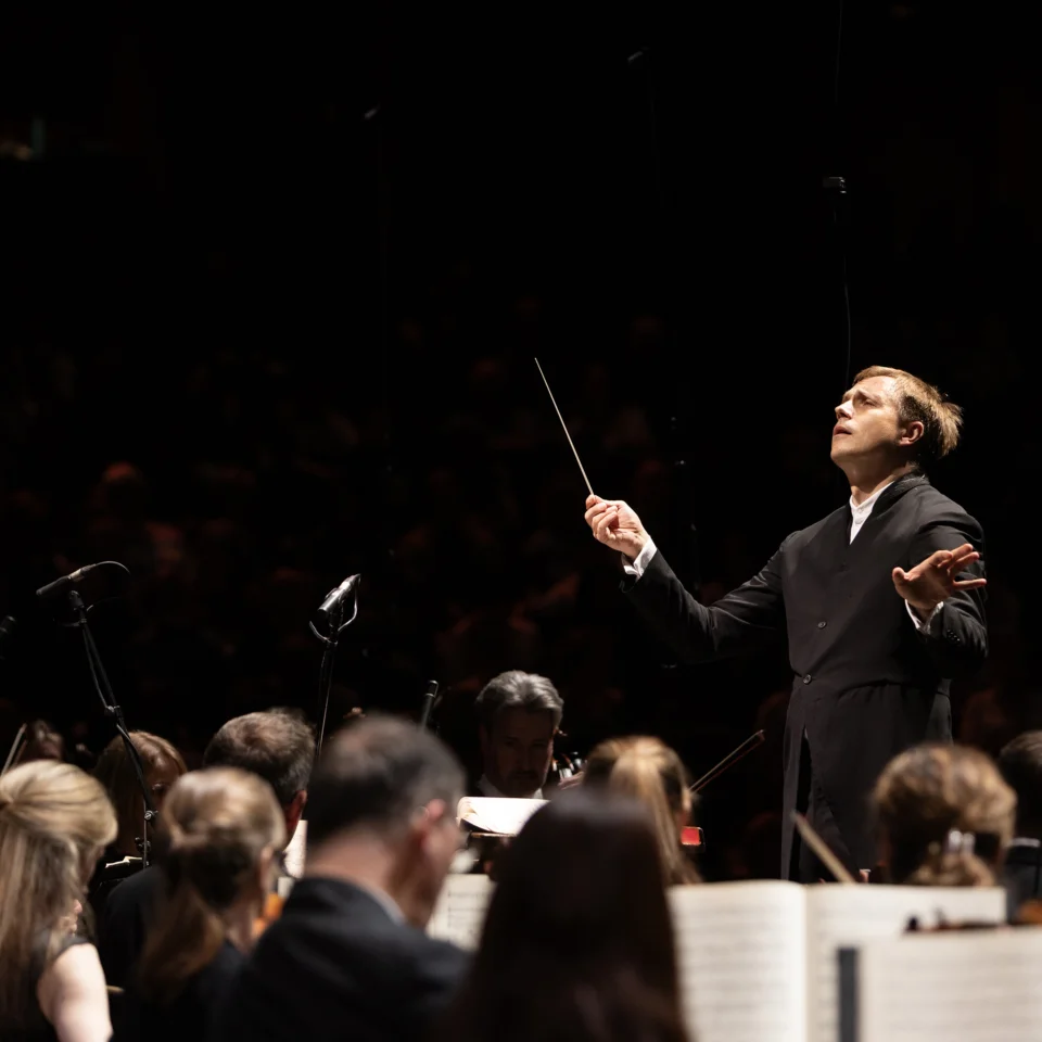 Vasily Petrenko conducting the Orchestra