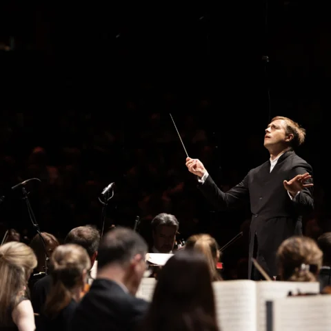 Vasily Petrenko conducting the Orchestra