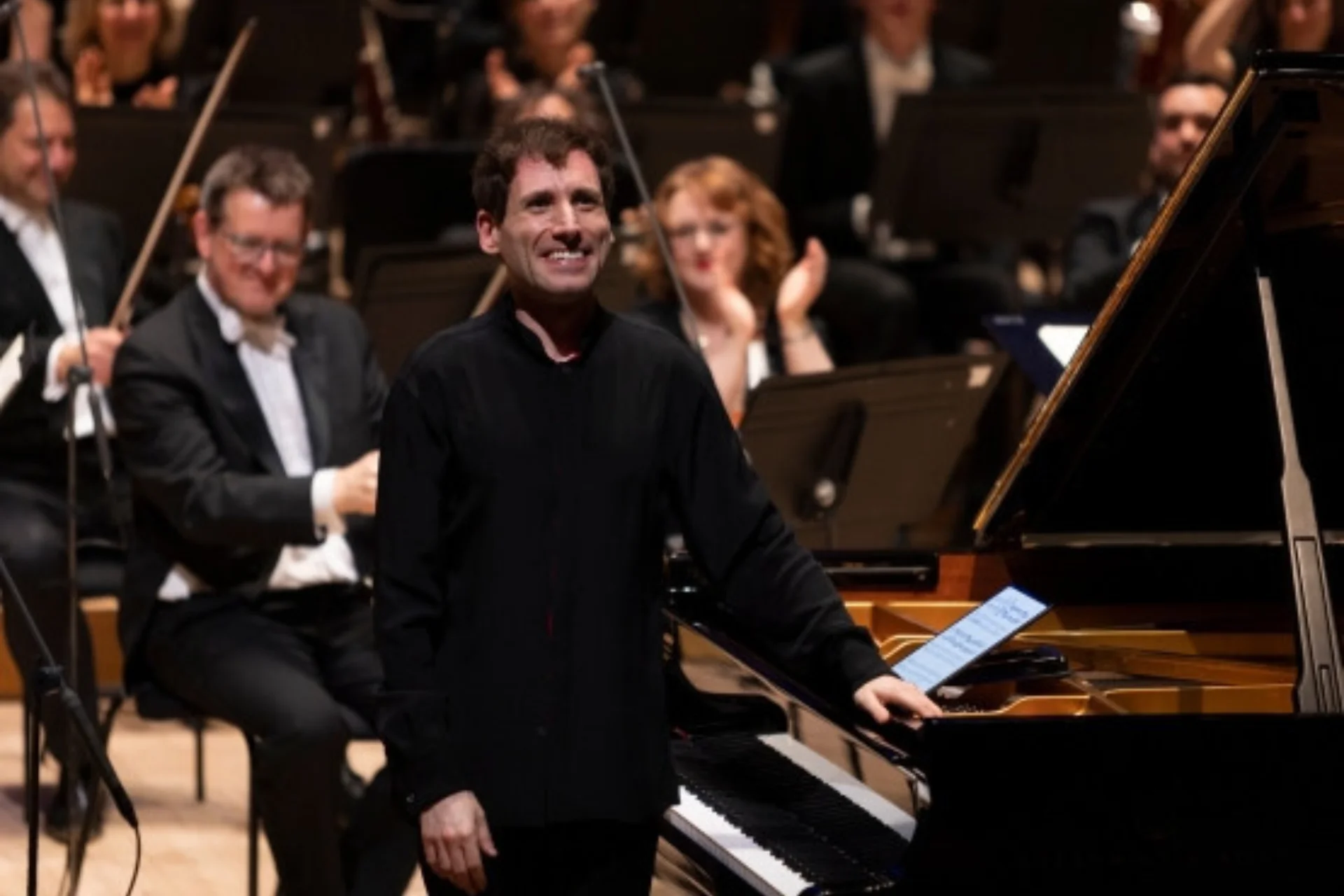Boris Giltburg with piano