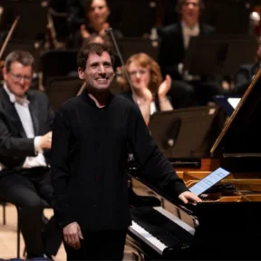 Boris Giltburg with piano