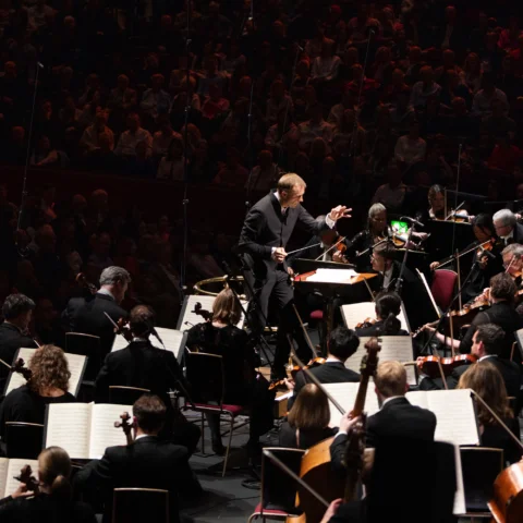 Vasily Petrenko conducting the Orchestra
