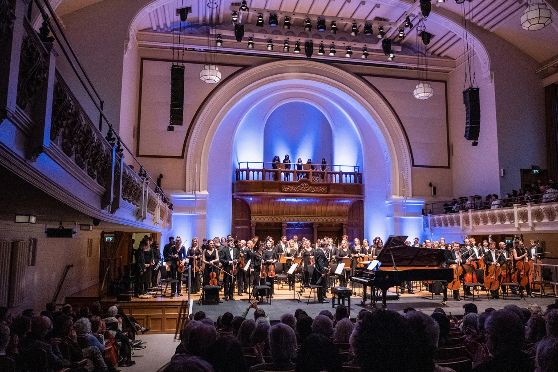 The RPO on stage at Cadogan Hall