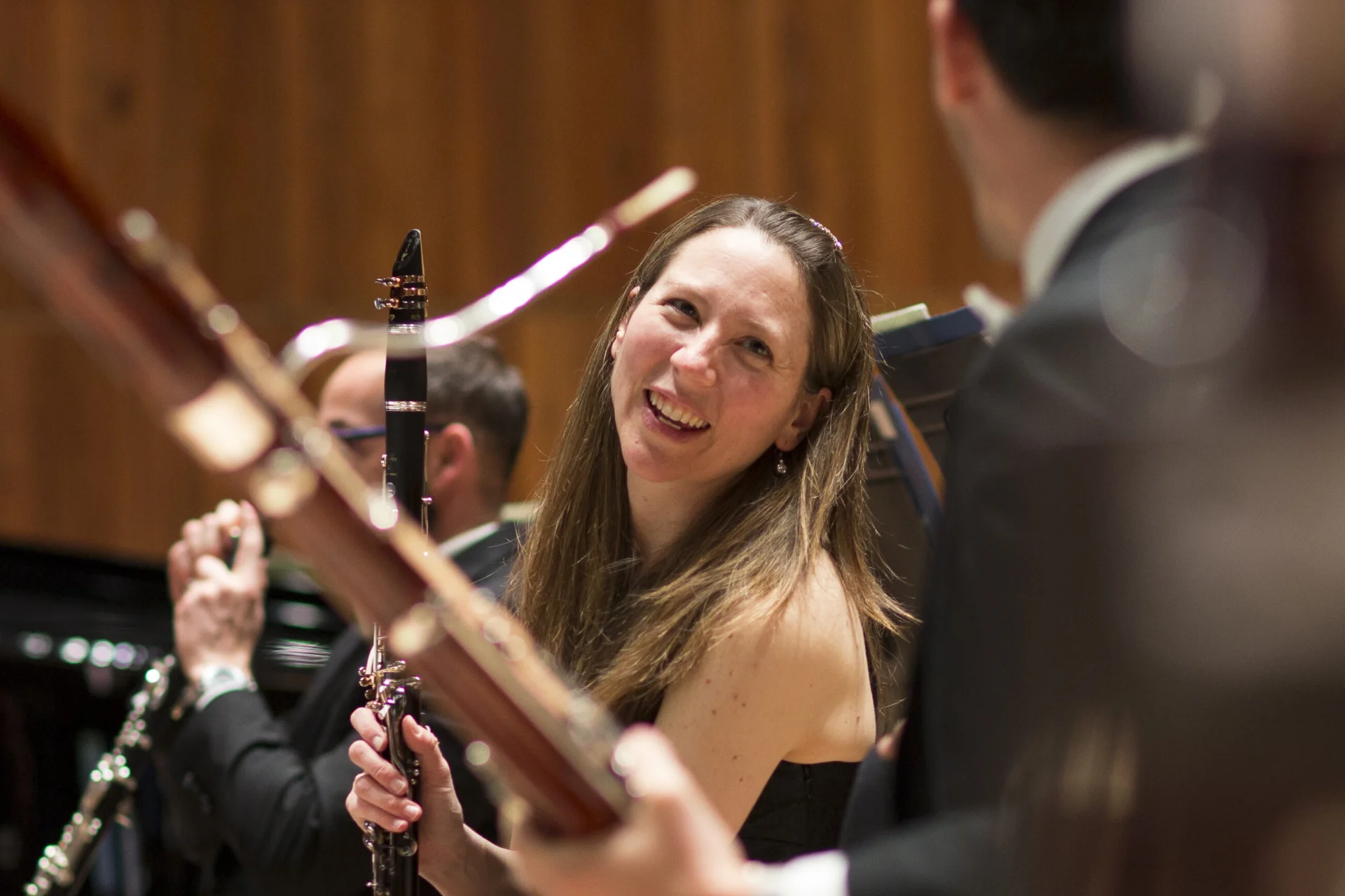 Sonia Sielaff playing clarinet