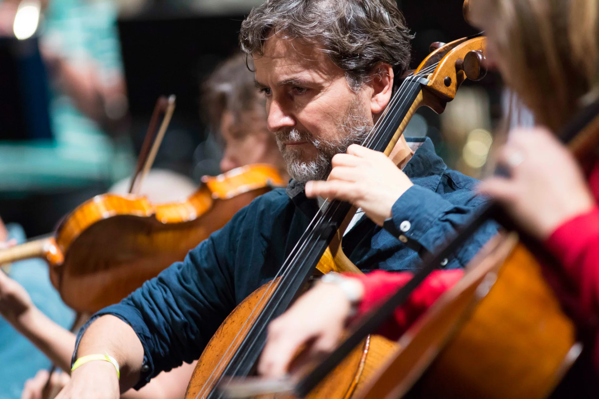 Roberto Sorrentino playing cello