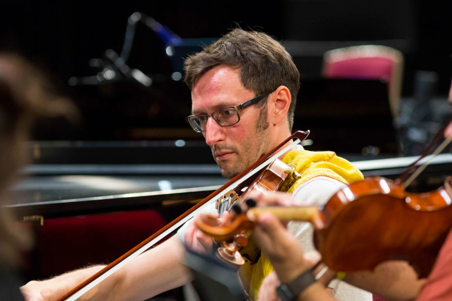 Stephen Payne playing the violin