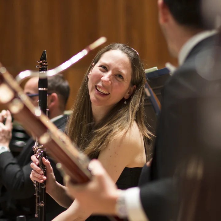 Sonia Sielaff playing clarinet