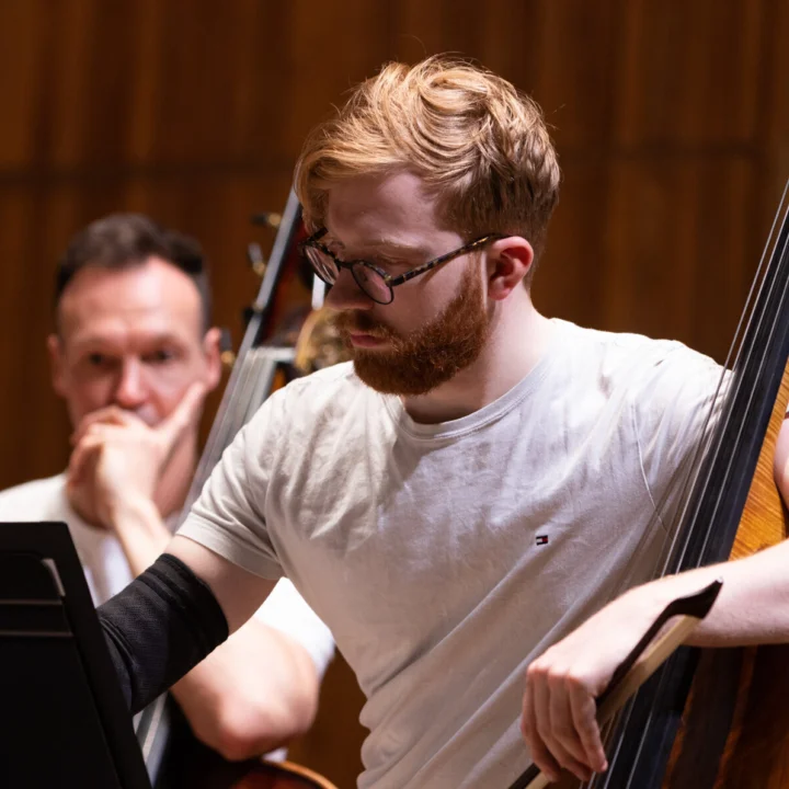 Jason Henery with double bass