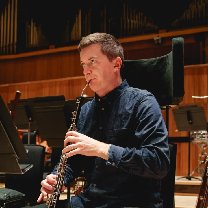 Patrick Flanaghan playing cor anglais