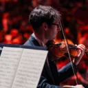 An RPO violinist on the Royal Albert Hall stage