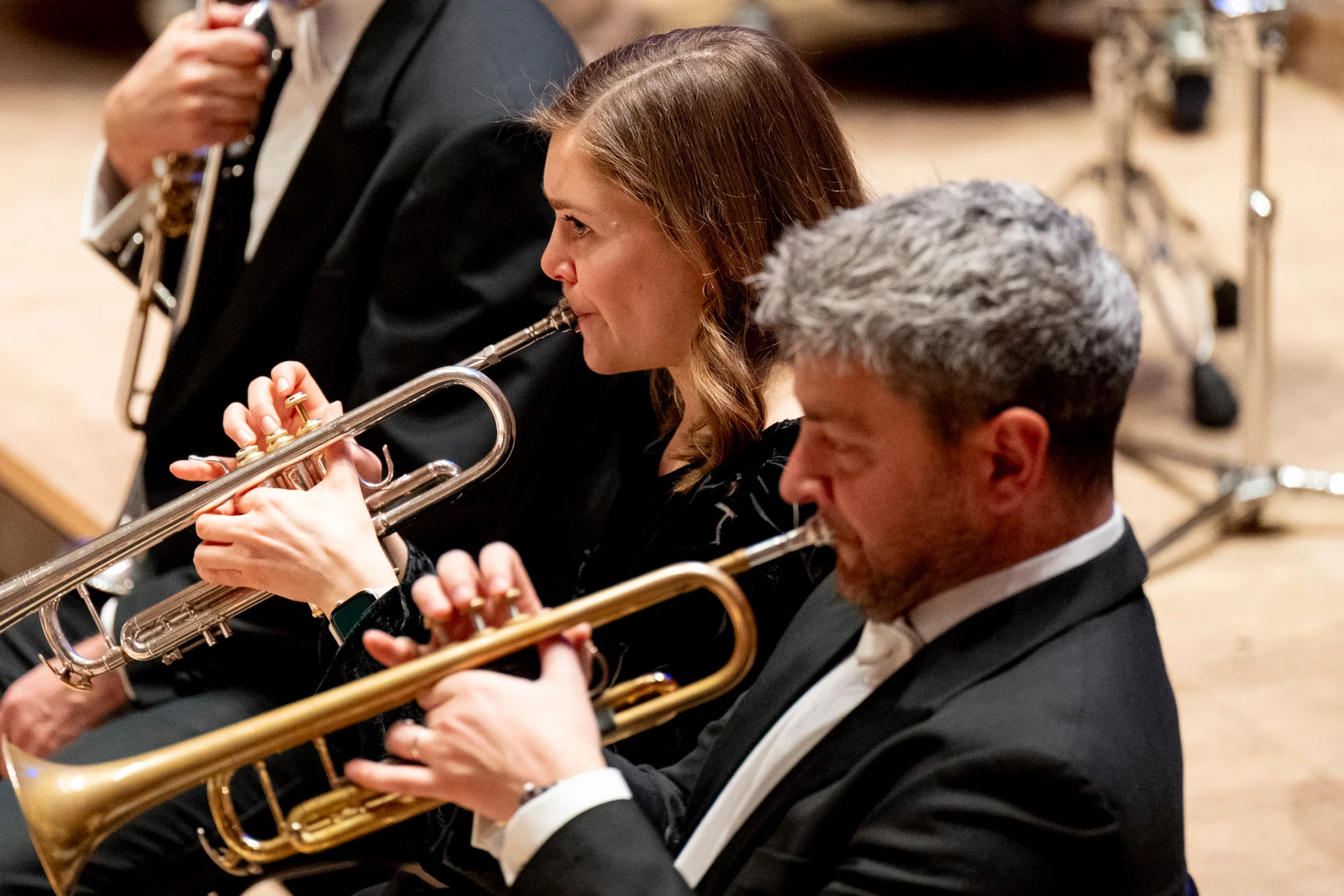 RPO trumpets in concert