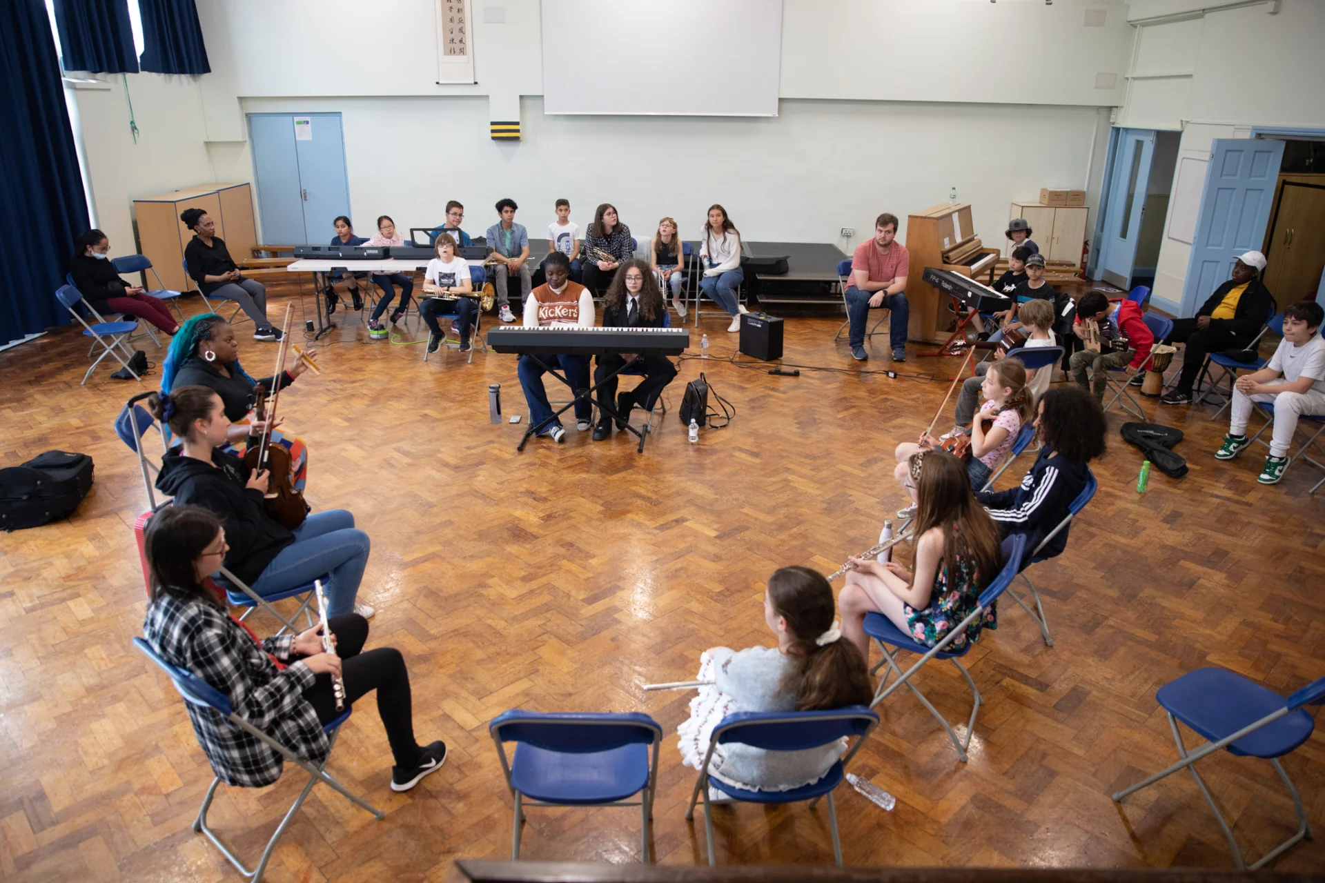 Brent Music Academy participants.