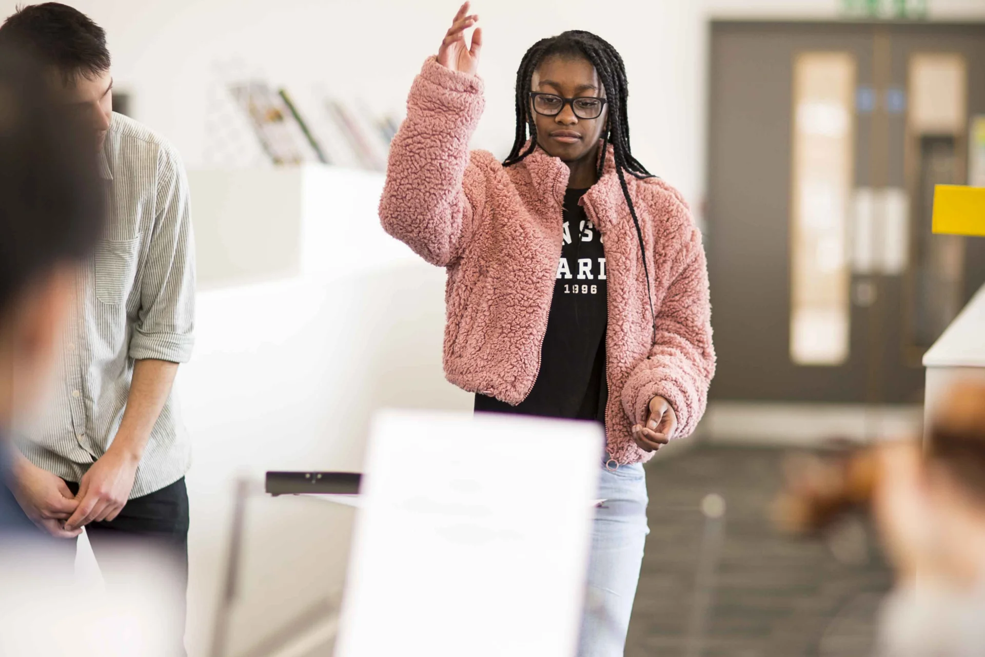 Participant conducting as a part of Brent Music Academy.