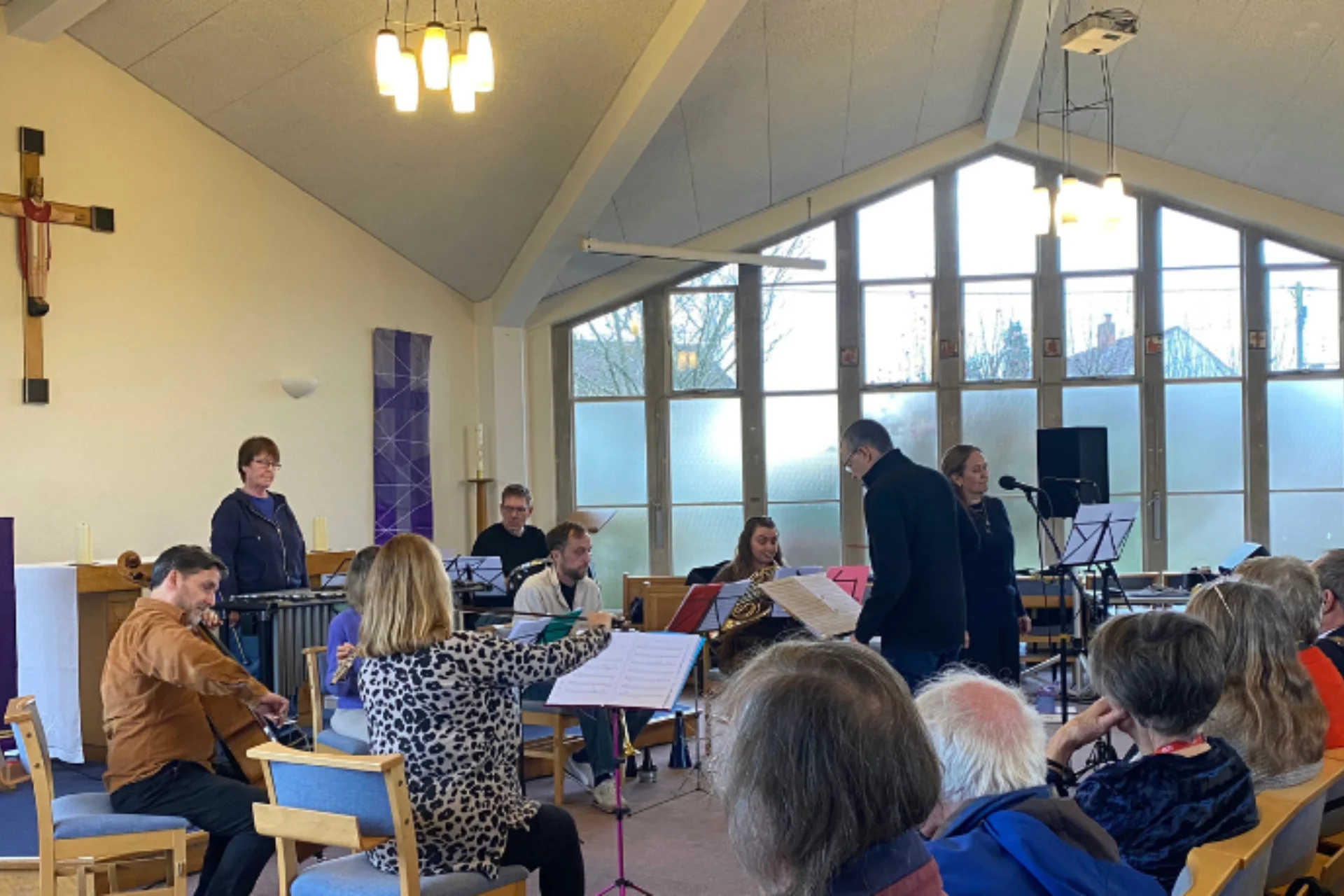 Lullaby Project in session at St Nicolas Church in Earley