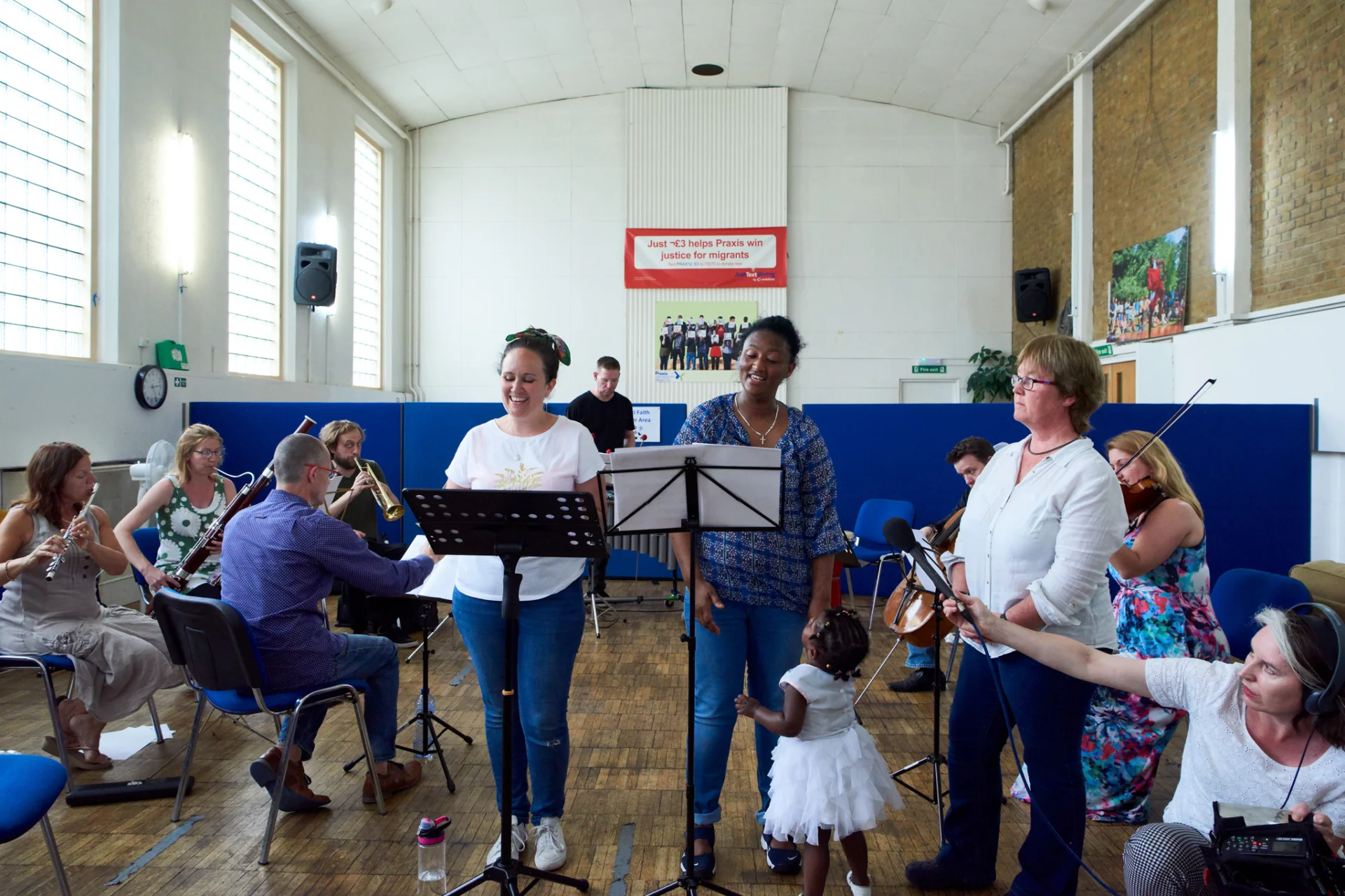 Participants at Lullaby Project.