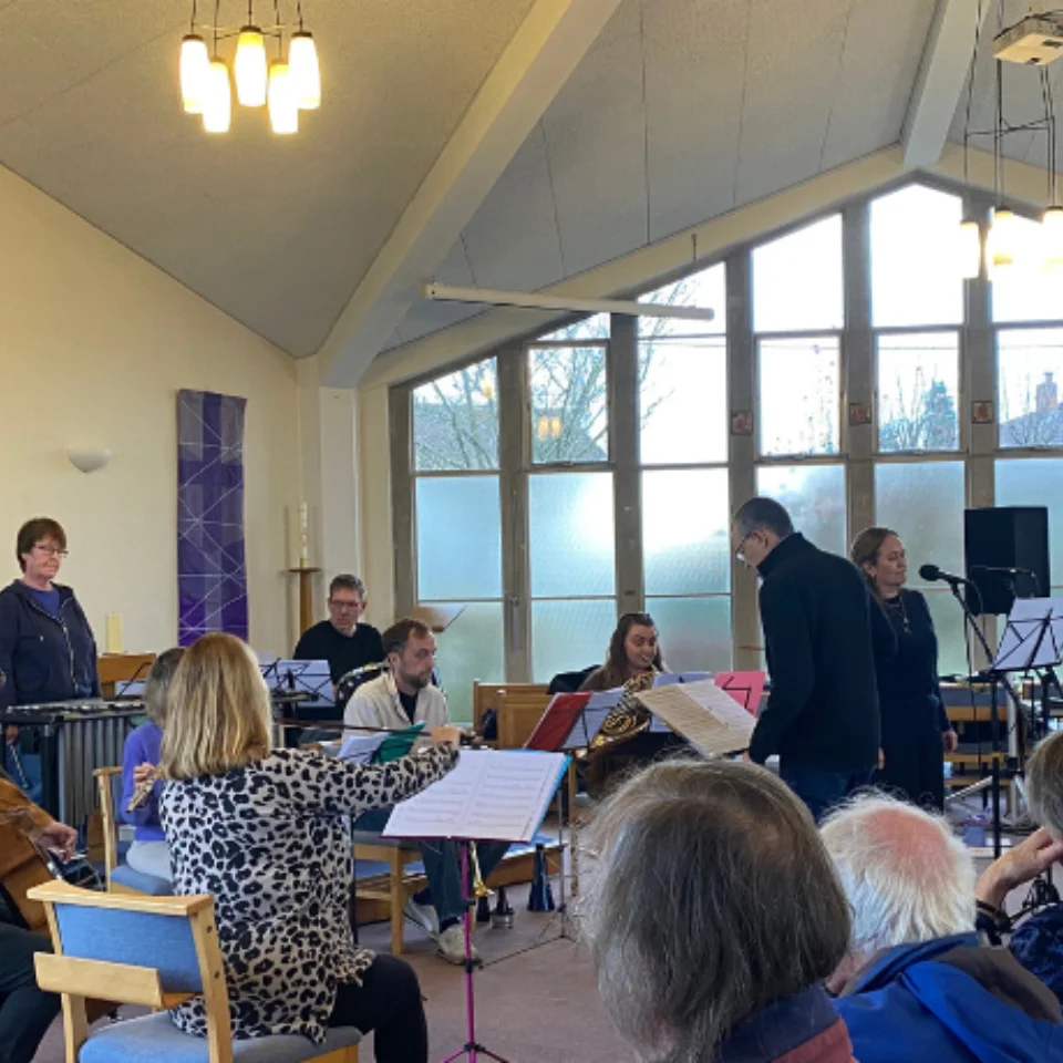 Lullaby Project in session at St Nicolas Church in Earley