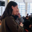 A mother and child at an RPO Relaxed Performance