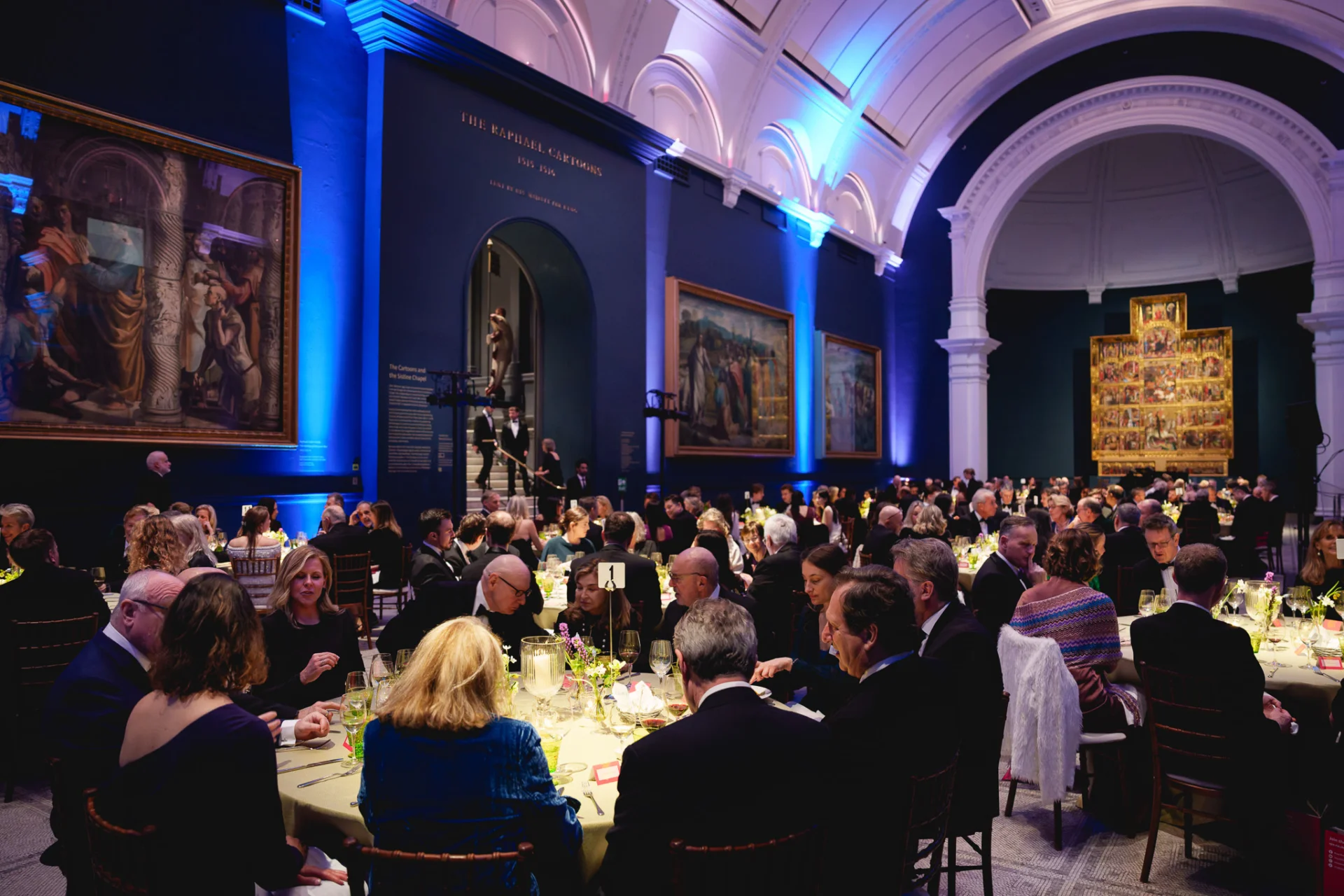 AFRPO members sitting down for dinner at the RPO's 80th Anniversary Gala Evening in 2026.