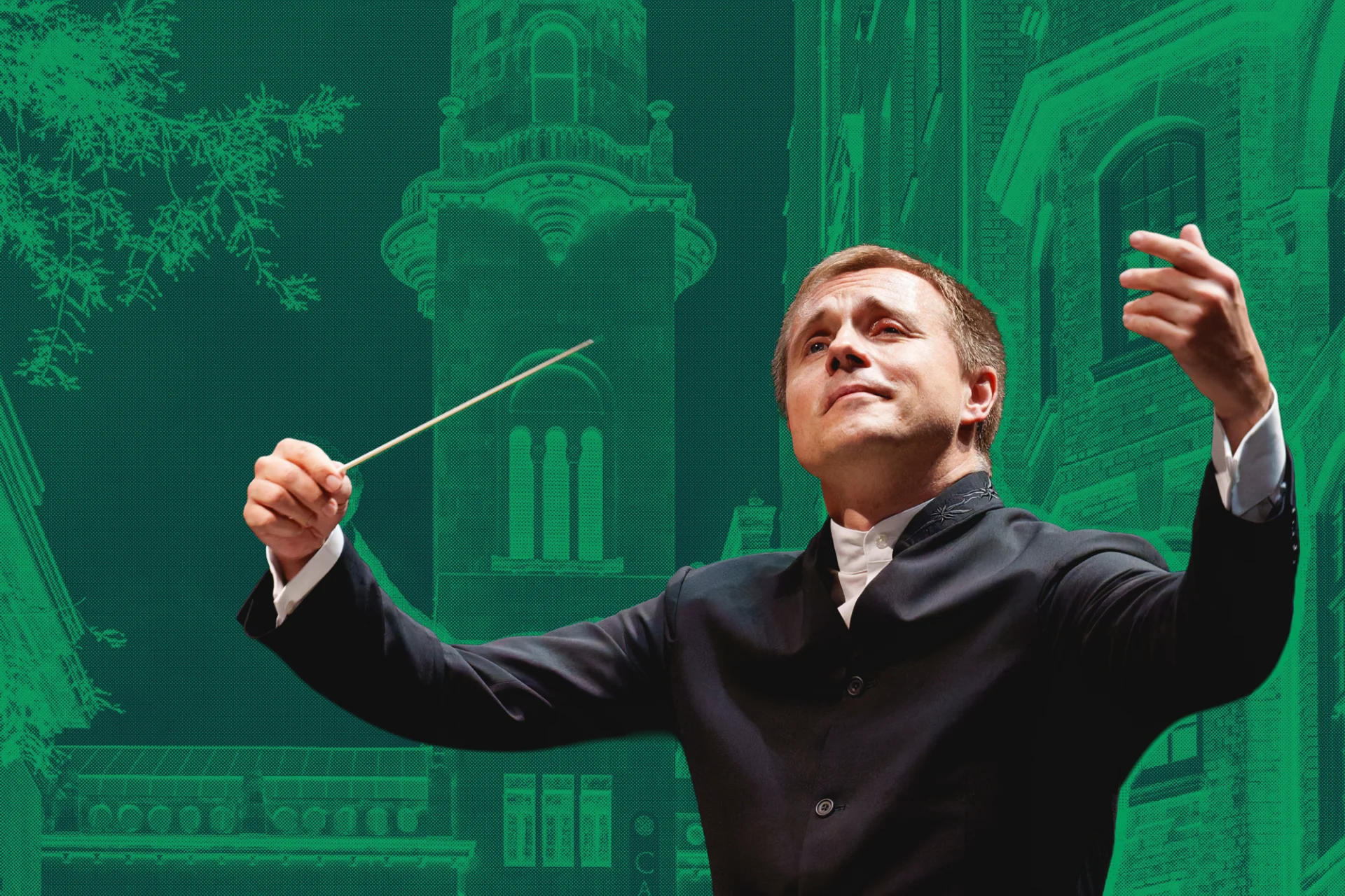 Picture of Vasily Petrenko in front of Cadogan Hall