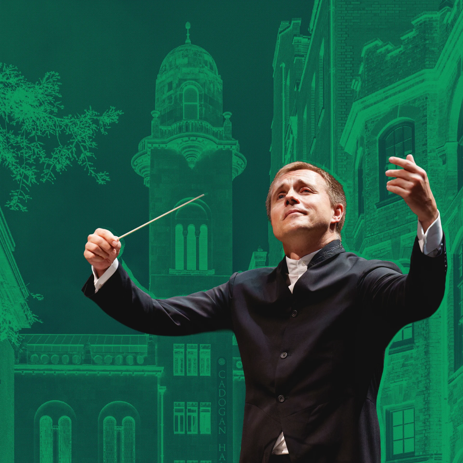 Picture of Vasily Petrenko in front of Cadogan Hall
