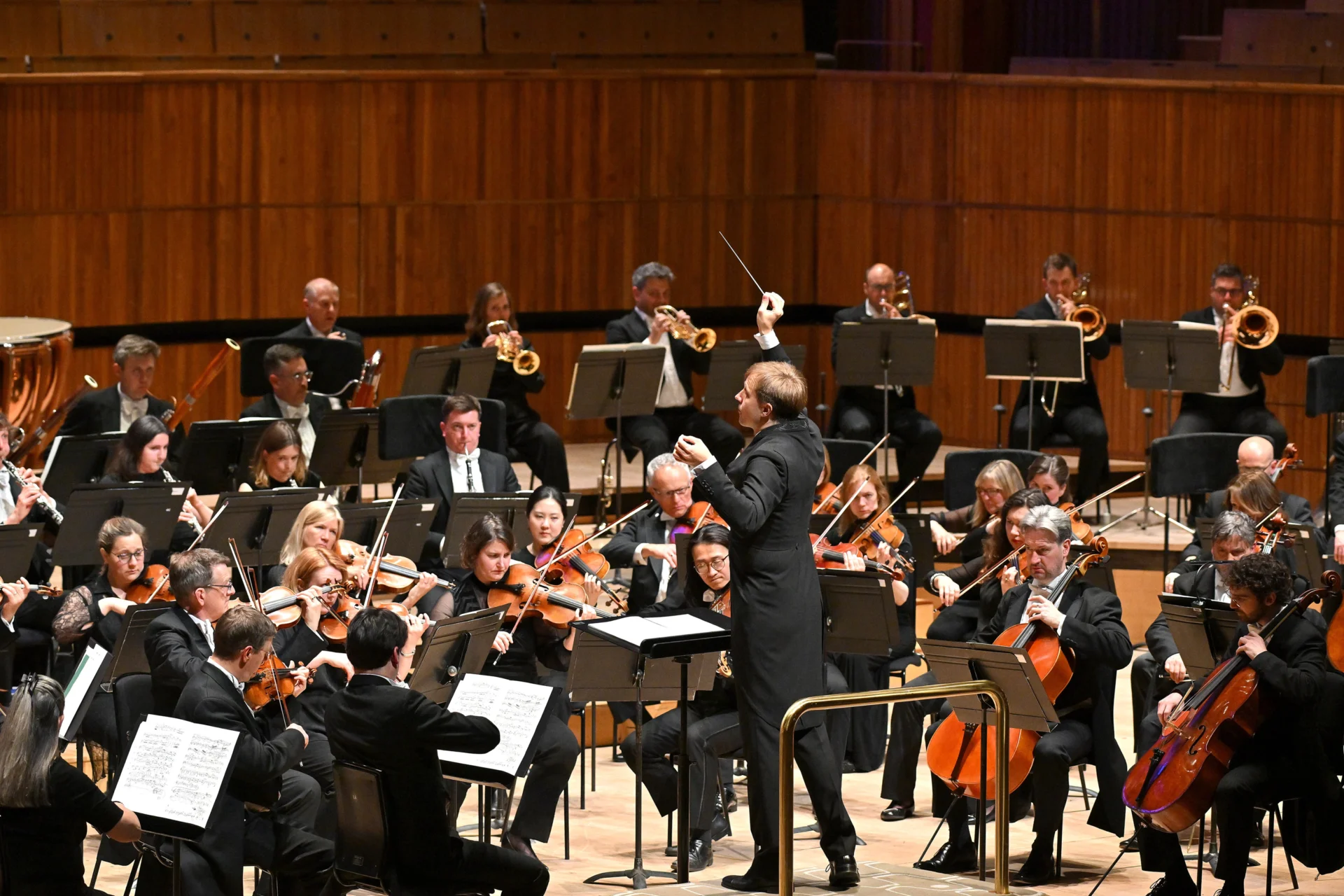 The Royal Philharmonic Orchestra conducted by Vasily Petrenko performing on stage