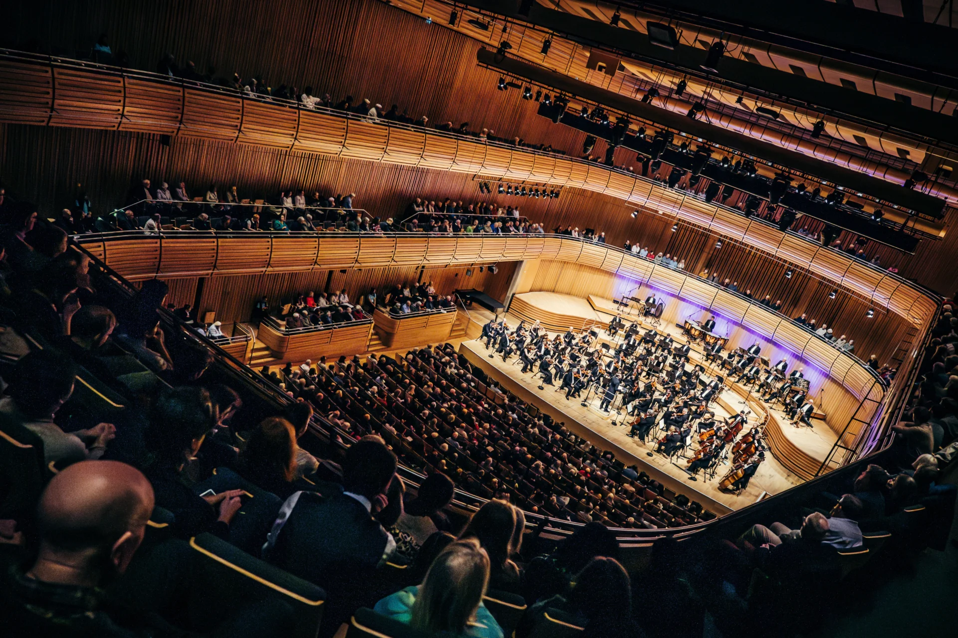 The Royal Philharmonic Orchestra performing to a sold out audience at The Glasshouse in Gateshead. Image shot from the gallery above.