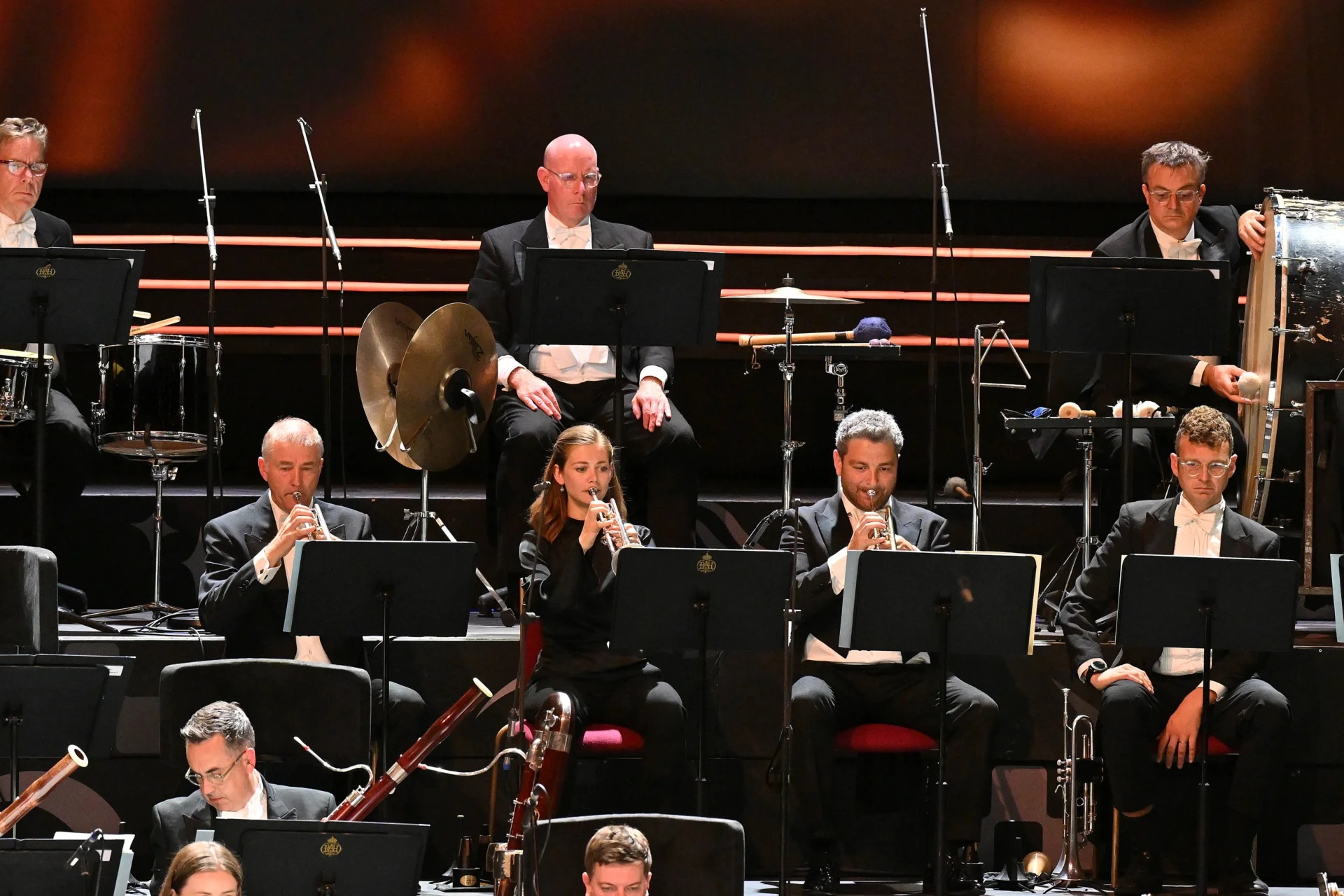 RPO trumpet players performing