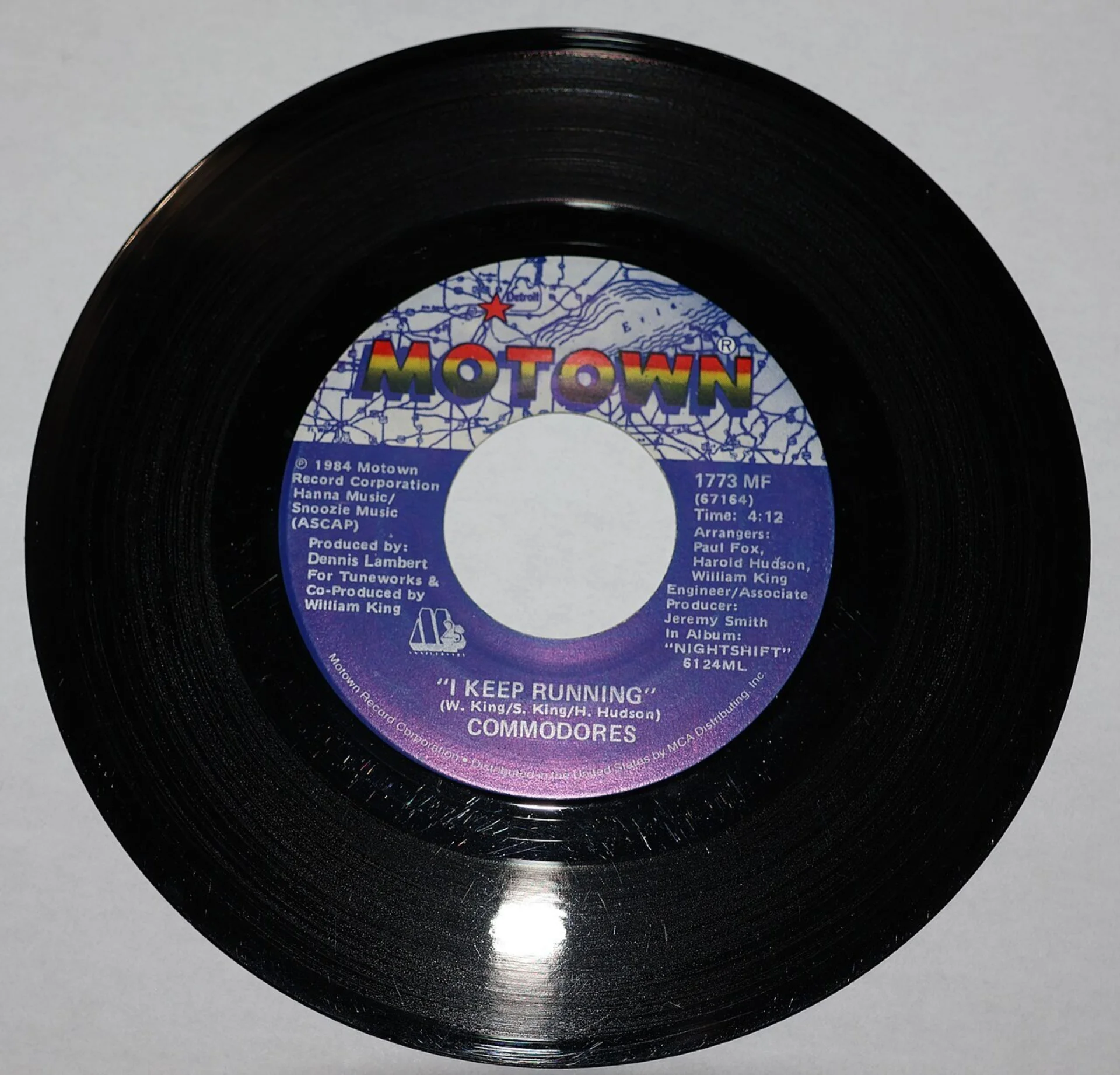 Motown vinyl record.