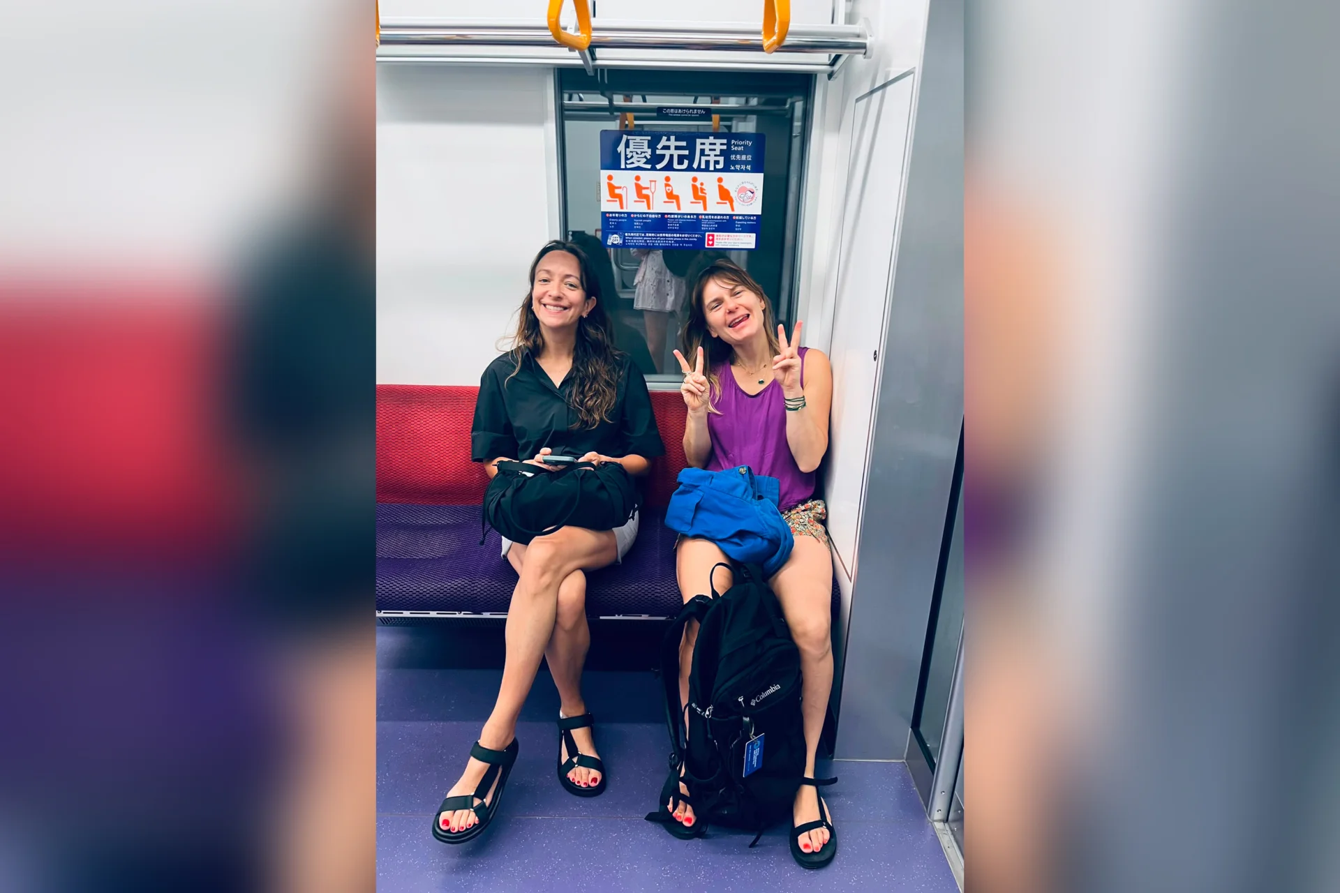 Two RPO players on a train
