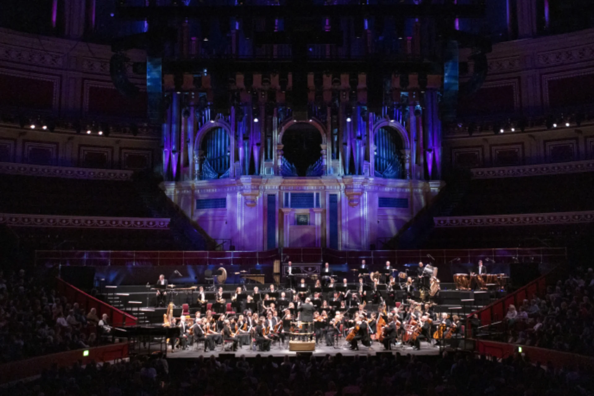 The RPO performing on stage at the Royal Albert Hall