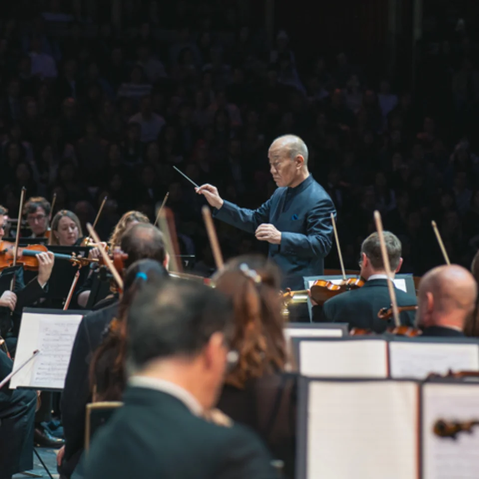 Joe Hisaishi conducting the Royal Philharmonic Orchestra